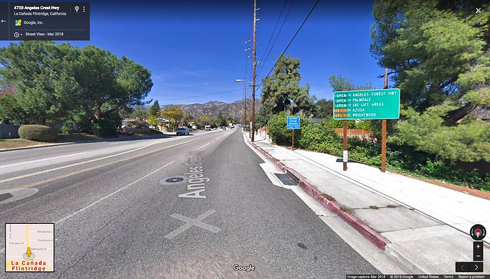 Angeles Crest Hwy - La Canada 1